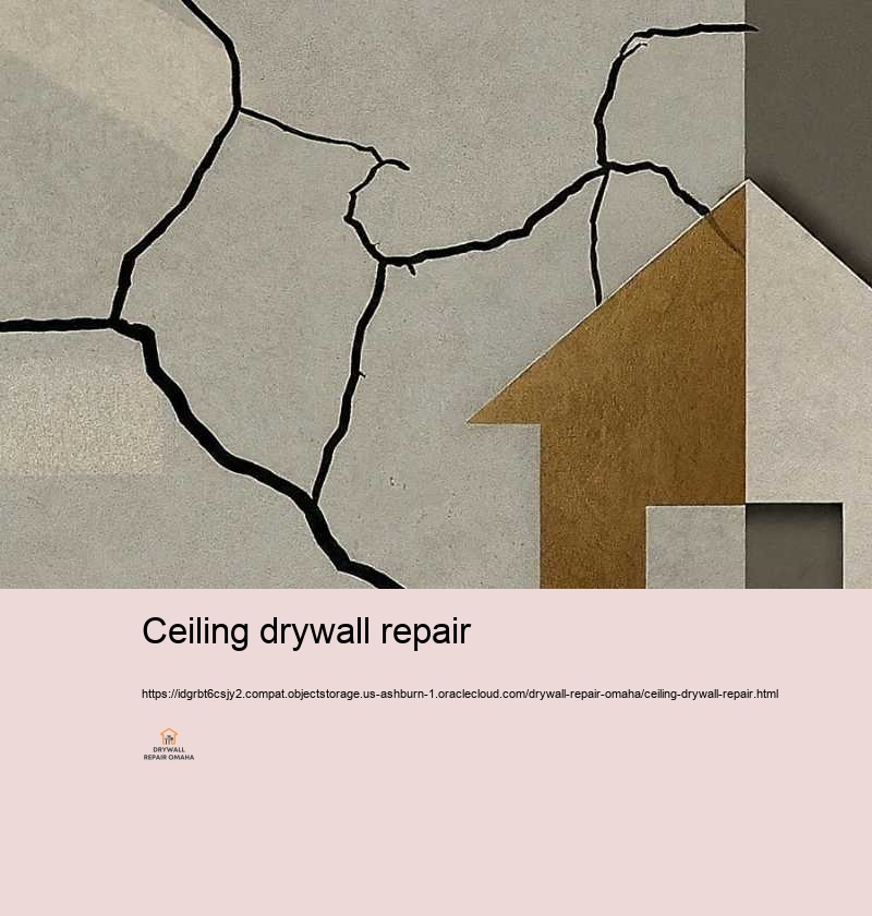 Ceiling drywall repair